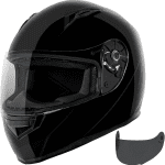 VX Lightweight Full Face Motorcycle Street Bike Helmet with Extra Tinted Visor, Coolmax Technology & OTG Ready, DOT Approved