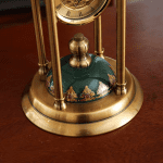 Retro Table Clock Ornaments Desk Alarm Clock Battery Operated Silent Desktop Pendulum Clock Living Room Indoor Home Decoration - Image 5