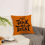 Halloween Decor Pillow Covers 16X16 Set of 4 Halloween Fall Black Decorative Throw Pillows Scary Pumpkin Bats Pillow Cases Home Outdoor Sofa Couch Cushion Covers for Halloween Decorations (16 by 16) - Image 8