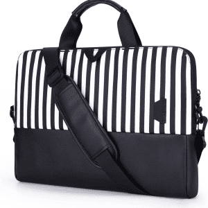 Laptop Bag for Women, Laptop Sleeve, 15.6 Inch Laptop Case, Computer Bag, Laptop Briefcase Office Work Travel, Zebra Stripes