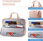 Laptop Bag for Women, 15.6 Inch Laptop Briefcase, RFID Blocking Laptop Case, Computer Bag Shoulder Messenger Bag - Image 3