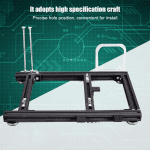 ITX Test Bench Computer Case PC Test Bench, ITX Computer Open Air Case Bracket Aluminum DIY Bare Frame, ATX Case Open Air Computer Case ITX Motherboard Test Bench-Black - Image 6