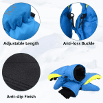 Kids Snow Gloves - Winter Ski & Snowboard Gloves for Boys & Girls - Image 4