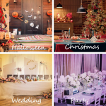 Pewter Candle Holder，5 Arms Metal Candle Holders for Pillar Candles（10.6 Inch Tall Candlestick Holders, for 1/2-1 Inch Taper Candles,Centerpiece Elegant Decoration Piece for Table - Image 6