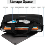 Laptop Computer Sleeve Case Bags 13 13.5 Inch for Women Men Compatible with Macbook Pro/Air 14Inch Notebook Shoulder Bag - Image 6