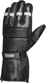 Men'S Premium Winter Motorcycle Reflective Glovessheep Leather Thinsulate Gauntlet Style for Street Cruiser Biker - Image 2