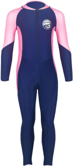 Youth Girls Boys One Piece Water Sports Sun Protection Rash Guard UPF 50+ Long Sleeves Full Suit Swimsuit Wetsuit