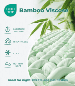 Pajamas for Women-Viscose Made from Bamboo,Soft Capri Pants Pajama Sets plus Size Pjs Cooling Short Sleeve Sleepwear - Image 5