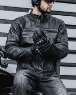 Motorcycle Real Leather Jacket for Men Genuine Cowhide Riding Biker CE Armored Jacket with Removable Thermal Liner JL1 - Image 7