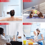 Upgraded Shower Phone Holder Waterproof Wall Mount Case for Bathroom, 360° Rotation Anti-Fog Touch Screen, Compatible with 4" - 7" Cell Phones (White) - Image 8