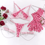 Horny Suit Women Fun Underwear Sexy Lace Nightclub Hollow Out Spicy Girl Slim Fit Backless Slim Strap 1/4 Cup Bra Ropa De Mujer - Image 6