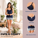 Pajama Set for Women Sleeveless Cami & Shorts PJ Sets Cute 2Pc |Fashionable Women’S Pjs - Pijamas De Mujer - Image 4