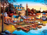 550 Piece Jigsaw Puzzle for Adults, Family, or Kids - Peaceful Easy Evening - 18"X24" - Image 2