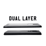 For Straight Talk SAMSUNG Galaxy A11/ Samsung Galaxy A11, Slim Metallic Brushed Design Shock-Resistant Cover Case (Black) - Image 3