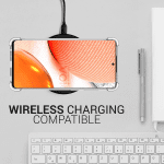 Phone Design for Samsung Galaxy A72 Case, Clear Flexible Soft Rubber Slim TPU Cover, Purple Flower - Image 7