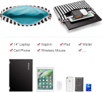 Computer Bags for Women, Laptop Bag 14 Inch, Laptop Case with Trolley Sleeve, Pink Messenger Bag, Super Cute Laptop Sleeve - Image 4