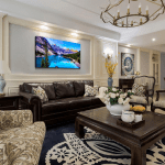 Wall Art Lake Mountain Landscape Picture Print Canvas Wall Art Modern Artwork for Home Decor Stretched and Ready to Hang,2.5Cm Thick,Waterproof Artwork - Image 6