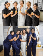 Women Satin Pajamas Set Short Sleeve Top & Pants Sleepwear Silky Button down Nightwear 2Pcs Loungewear Pjs Set - Image 5