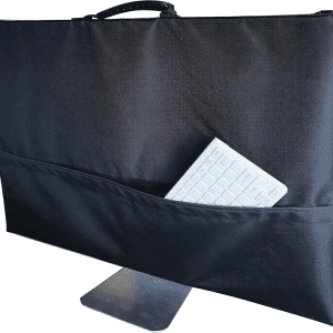 Travel Carrying Bag for Apple 27" Imac Desktop Computer, Protective Storage Case Monitor Dust Cover with Rubber Handle Black