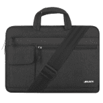 Chevron Style Fabric Laptop Sleeve Case Cover Bag with Shoulder Strap for 13-13.3 Inch Macbook Pro, Macbook Air, Notebook Computer, Hot Blue - Image 8