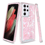 Samsung Galaxy S21 plus 5G Case,  Graphic Design Shockproof Impact Resistant Protective Full-Body Rugged Clear Hybrid Bumper Case for Samsung Galaxy S21 plus 5G (Pink Flower) - Image 6