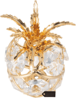 24K Gold Plated Clear Crystal Studded Mini Pineapple Ornament – Elegant Tabletop Showpiece for Home Décor Unique Gift for Mom, Grandma, Wife, Aunt – Mothers Day, Thanksgiving, Holiday Present - Image 4
