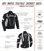 URBAN RIDE Enduro Motorcycle Jacket –CE Armor, Detachable Thermal Liner, Waterproof City & Canyon Riding Jacket - Image 5