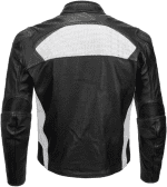 Men'S Maruchi Armored Cowhide Leather Sport Riding Jacket with Removable Quilted Vest Liner - Image 3