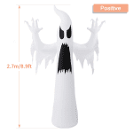 Tall Halloween Inflatable Scary Spooky Ghost (A2) - Image 7