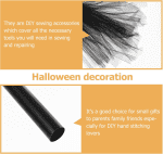 Halloween Witch Broom, Broom Props Witch Broom Witch Halloween Costume Party Decor for Teen Prop 1Pc (Black) - Image 4