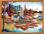 550 Piece Jigsaw Puzzle for Adults, Family, or Kids - Peaceful Easy Evening - 18"X24" - Image 8