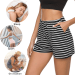Pajama Shorts Womens Lounge Short Sleep Shorts Pajama Bottoms - Image 3
