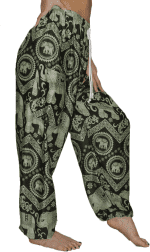 Elephant Harem Pants for Women S-4XL plus Yoga Boho Beach Lounge Pjs - Image 2