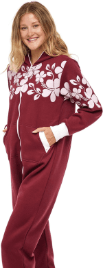 Adult Onesie for Women One Piece Pajama Ladies Jumpsuit Unisex Non Foot Playsuit - Image 2