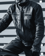 Motorcycle Real Leather Jacket for Men Genuine Cowhide Riding Biker CE Armored Jacket with Removable Thermal Liner JL1 - Image 6