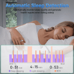 Smart Ring Fitness Tracker Ring for Men Women - Health Heart Rate Ring with Motion Tracking, Sleep Monitor, and Oximetry, No Subscription Fee, Family Care, Remote Photography, IP68 Waterproof(10#) - Image 2