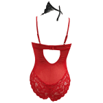 New in plus Size Sexy Lingerie for Women Sexy Santa Christmas Lingerie Set with Garter Belts Lace Teddy Babydoll Bodysuit - Image 5