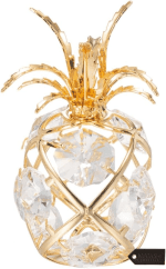 24K Gold Plated Clear Crystal Studded Mini Pineapple Ornament – Elegant Tabletop Showpiece for Home Décor Unique Gift for Mom, Grandma, Wife, Aunt – Mothers Day, Thanksgiving, Holiday Present - Image 5