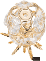 24K Gold Plated Clear Crystal Studded Mini Pineapple Ornament – Elegant Tabletop Showpiece for Home Décor Unique Gift for Mom, Grandma, Wife, Aunt – Mothers Day, Thanksgiving, Holiday Present - Image 3