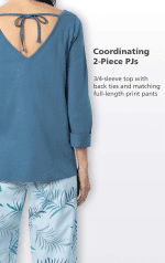 Margaritaville Pajama Set for Women - Womens Pjs Sets - , Blue L 12-14 - Image 5
