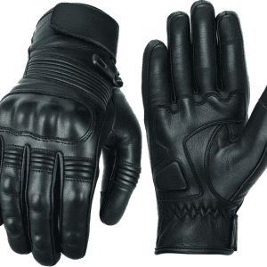 Multi-Purpose Motorcycle Gloves | Genuine Cowhide Tactical Driving Mens Gloves | Protective Street Biker for Racing and Biking