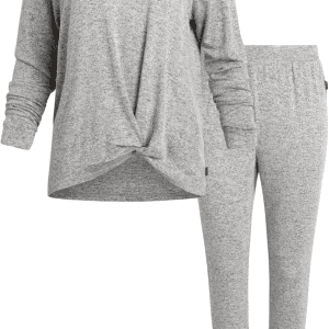 Lounge Sets for Women - Cozy Long Sleeve Shirt and Joggers Lounge Wear Sets for Women - Soft Jogger Lounge Sets
