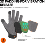 3Pairs Safety Work Gloves,Builder Gloves,Gardening Gloves,Light Duty Mechanic Gloves(Size S,3Colors,Sl7584) - Image 2