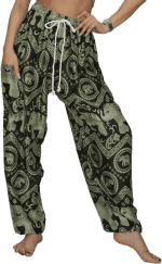 Elephant Harem Pants for Women S-4XL plus Yoga Boho Beach Lounge Pjs - Image 3