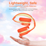 Kids Wireless On-Ear Headphones, Orange, 55H Playtime, Bluetooth 4.0+ - Image 4