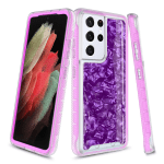 Samsung Galaxy S21 plus 5G Case,  Graphic Design Shockproof Impact Resistant Protective Full-Body Rugged Clear Hybrid Bumper Case for Samsung Galaxy S21 plus 5G (Pink Flower) - Image 7