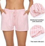 Pajama Shorts Womens Lounge Short Sleep Shorts Pajama Bottoms - Image 2