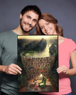 Jigsaw Puzzles for Adults, 1000 Pieces and Up, Bookshelf Canal Puzzle, Books Library Challenging Funny Puzzles for Friends Family Activity Game Nights Gifts - Image 7