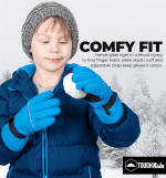 Kids Snow Gloves - Ski & Snowboarding Waterproof Insulated Winter Gloves for Girls, Boys & Toddlers - Image 4