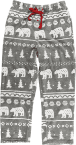 Men'S Fleece Pajama Pants, Nordic Fleece Pajama Bottoms for Men, Warm Pajama Pants - Image 3